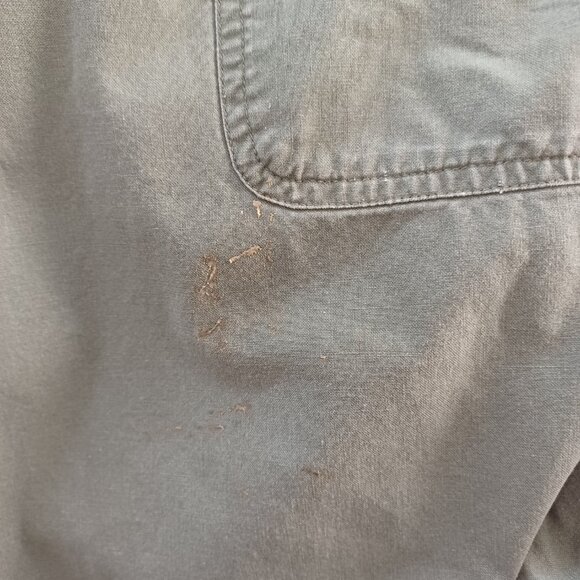 Faded Glory Chore Jacket Coat Men’s 2XL Green Canvas Flannel Lined Barn - Picture 5 of 5